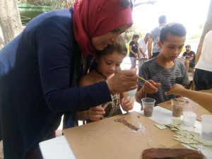 المشروع التنشيطي الموجهة للأطفال بالمناطق الحدودية بعنوان "نخلة أجدادنا يحييها أحفادنا" بالمدرسة الابتدائية عين الكرمة من معتمدية تمغزة